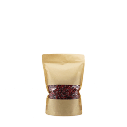 Kraft Pencereli Doypack 11x18x3,5 Cm - 