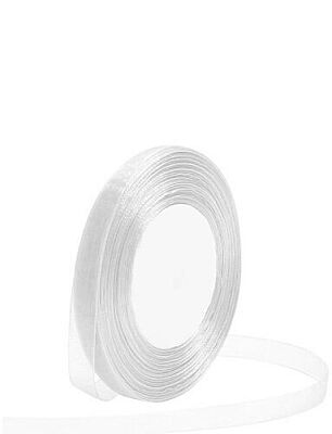 Kurdele Organze 1 Cm 22 Metre Beyaz - 1