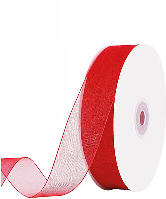 Kurdele Organze 2 Cm 22 Metre Kırmızı - 1