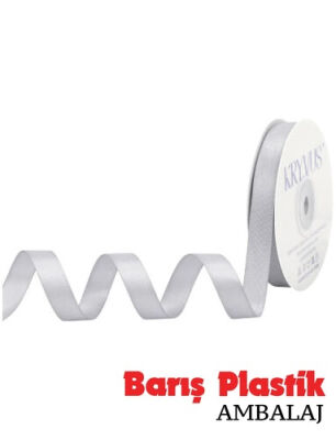 Kurdele Saten 1 Cm 10 Metre Gümüş - 1