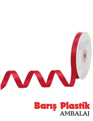 Kurdele Saten 1 Cm 10 Metre Kırmızı - 1