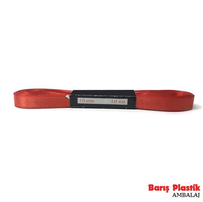 Kurdele Saten 1 Cm 10 Metre Kırmızı - 1