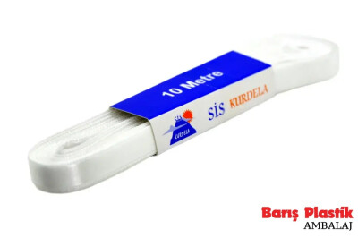 Kurdele Saten 1 Cm 10 Metre Krem - 