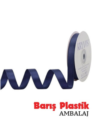 Kurdele Saten 1 Cm 10 Metre Lacivert - 1