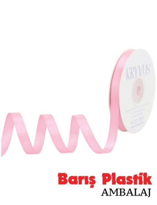 Kurdele Saten 1 Cm 10 Metre Pembe - 1