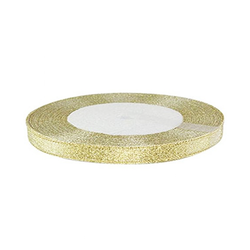 Kurdele Saten 1 Cm 10 Metre Simli Gold - 2