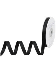 Kurdele Saten 1 Cm 10 Metre Siyah - 