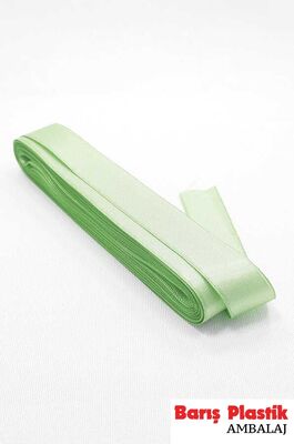 Kurdele Saten 2 Cm 10 Metre Açık Yeşil - 1