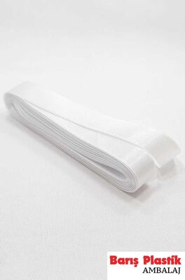 Kurdele Saten 2 Cm 10 Metre Beyaz - 1