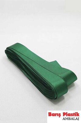 Kurdele Saten 2 Cm 10 Metre Koyu Yeşil - 1
