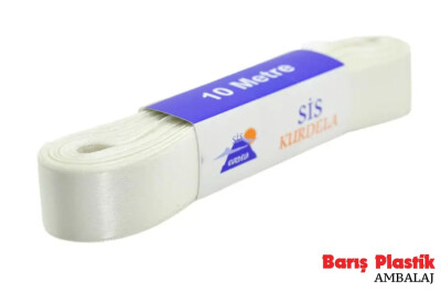 Kurdele Saten 2 Cm 10 Metre Krem - 