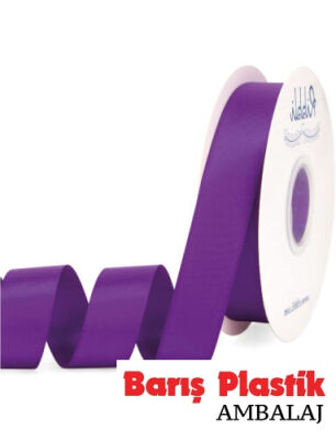 Kurdele Saten 2 Cm 10 Metre Mor - 1