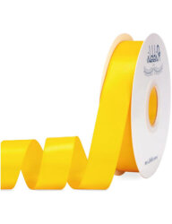 Kurdele Saten 2 Cm 10 Metre Sarı - 