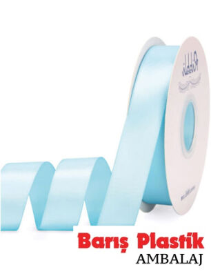 Kurdele Saten 2 Cm 10 Metre Açık Mavi - 1