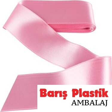 Kurdele Saten 6 cm 10 metre Pembe - 1