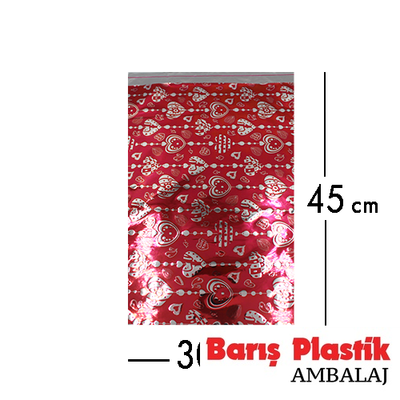 Metalize Hediye Paketi 30x45 Cm 100 lü - 2
