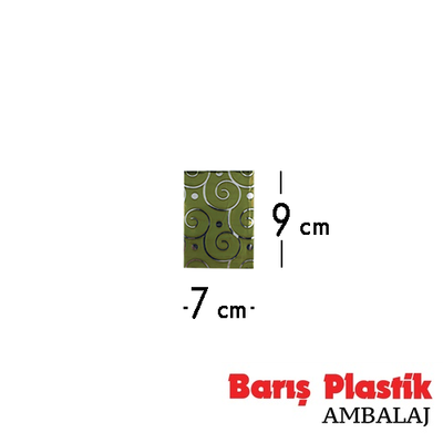 Metalize Hediye Paketi 7x9 Cm 100 lü - 2