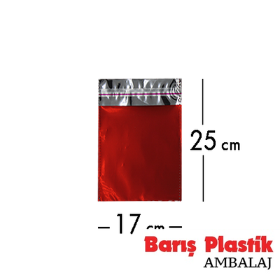 Metalize Hediye Paketi Lüks 17x25 50'li