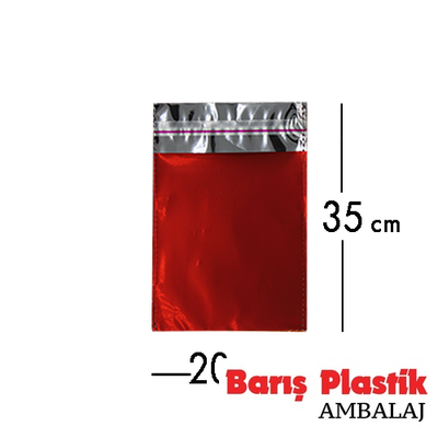 Metalize Hediye Paketi Lüks 20x35 50'li - 2