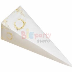 Mevlit Şeker Külahı Lüks Büyük Beyaz 25 Parça - 