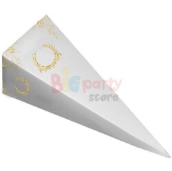 Mevlit Şeker Külahı Lüks Büyük Gümüş 25 Parça - 