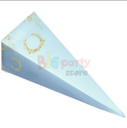 Mevlit Şeker Külahı Lüks Büyük Mavi 25 Parça - 