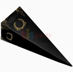 Mevlit Şeker Külahı Lüks Büyük Siyah 25 Parça - 