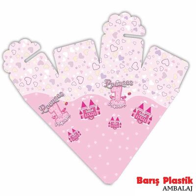 Mevlit Şeker Külahı Pembe 1 Yaş 50 'li - 1