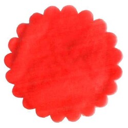 Organze Tül Desensiz 22 Cm 100lü Kırmızı - 