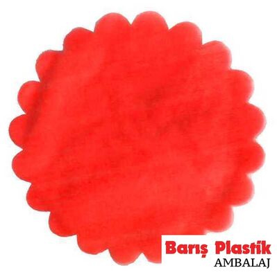 Organze Tül Desensiz 22 Cm 100lü Kırmızı - 1