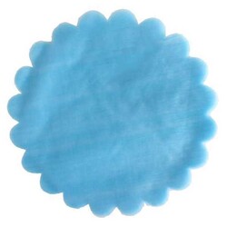 Organze Tül Desensiz 22 Cm 100lü Mavi - 