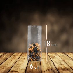 Oturan Şeffaf OPP Poşet 6x18x4 100 Lü - 