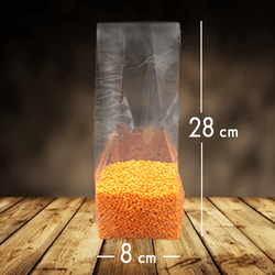 Oturan Şeffaf OPP Poşet 8x28x5 100 Lü - 