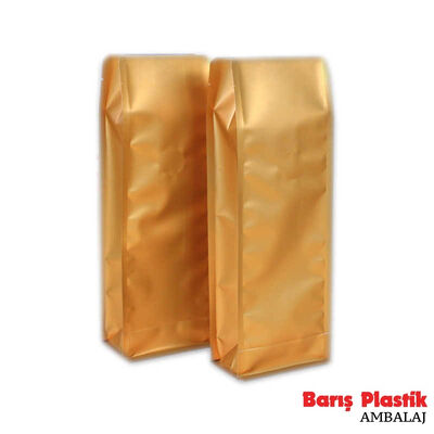 Valfli Gold Alüminyum Yan Körüklü Torba - 1