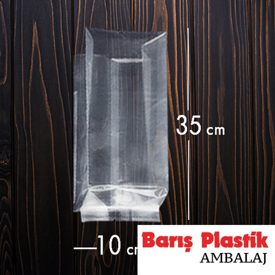 Yandan Körüklü OPP Torba 10x35x5 Cm - 1